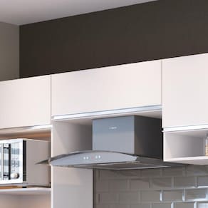Armário Aéreo para Cozinha 1 Porta Basculante Athena IRM Móveis Branco