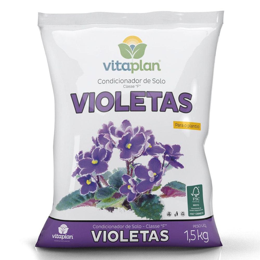 Saco Terra Especial Vitaplan para Violetas