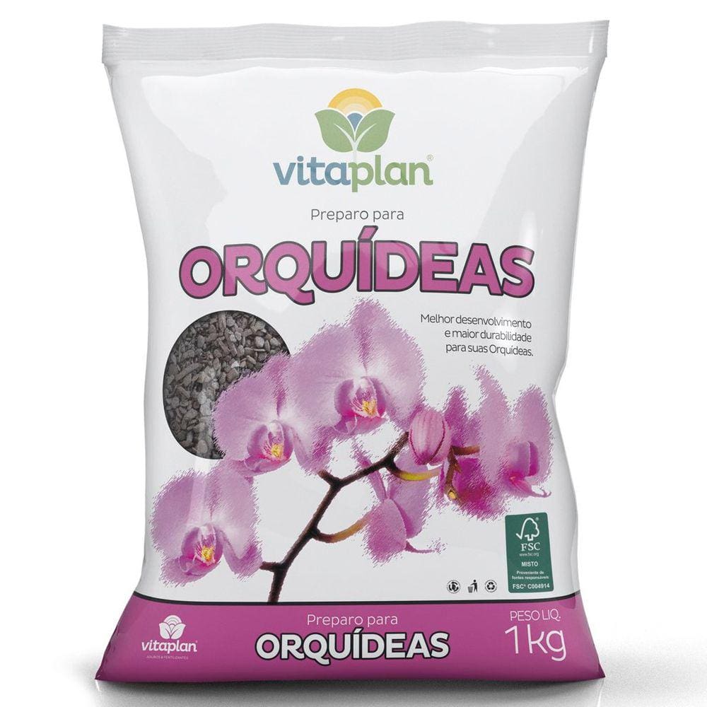 Saco Substrato Vitaplan Preparo para Orquídeas