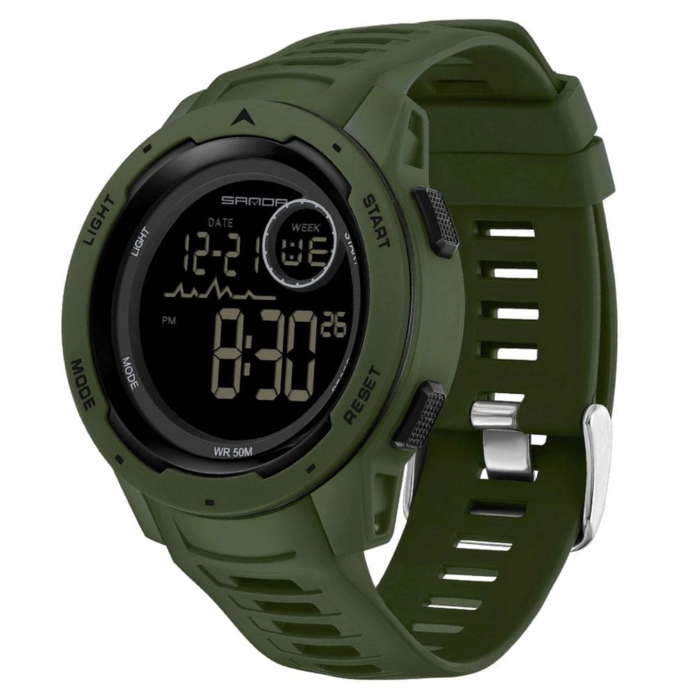 Relógio Masculino LED digital Contagem Regressiva Esportivo A Prova D`água
