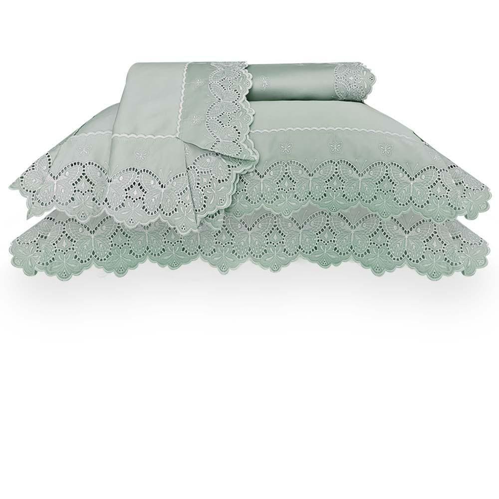 Jogo de Cama Casal 400 Fios Butterfly - Marken Fassi