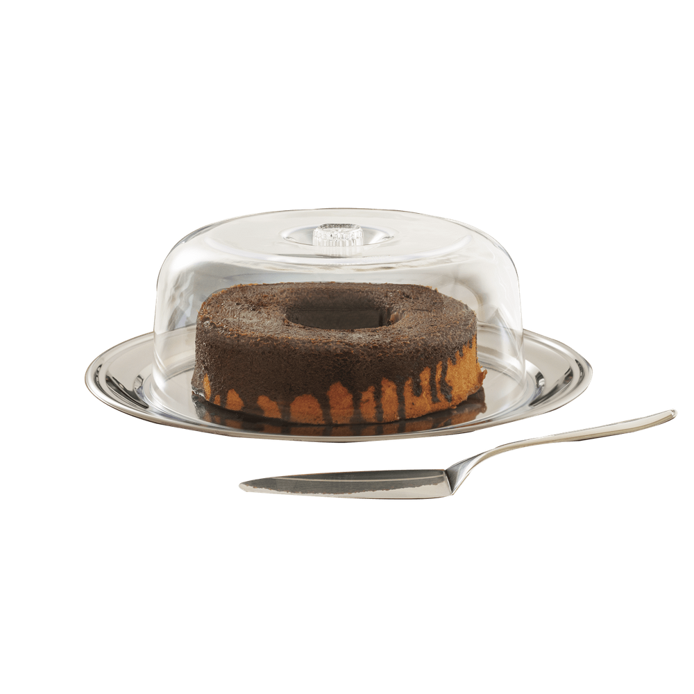 Conjunto para Bolo Brinox Petúnia 3 Peças Aço Inox