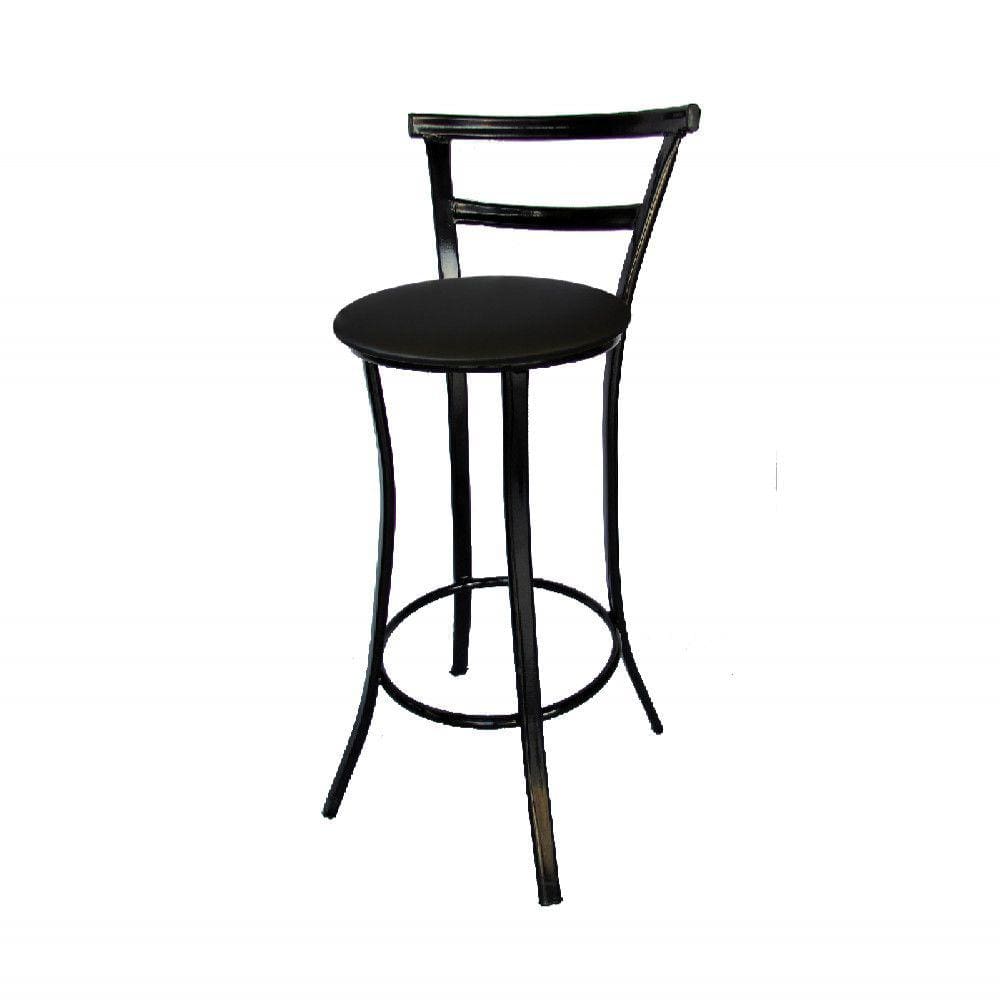 Banqueta Bar Prime 97cm x 42cm x 37 cm Aço Preto utilaço