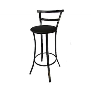 Banqueta Bar Prime 97cm x 42cm x 37 cm Aço Preto utilaço
