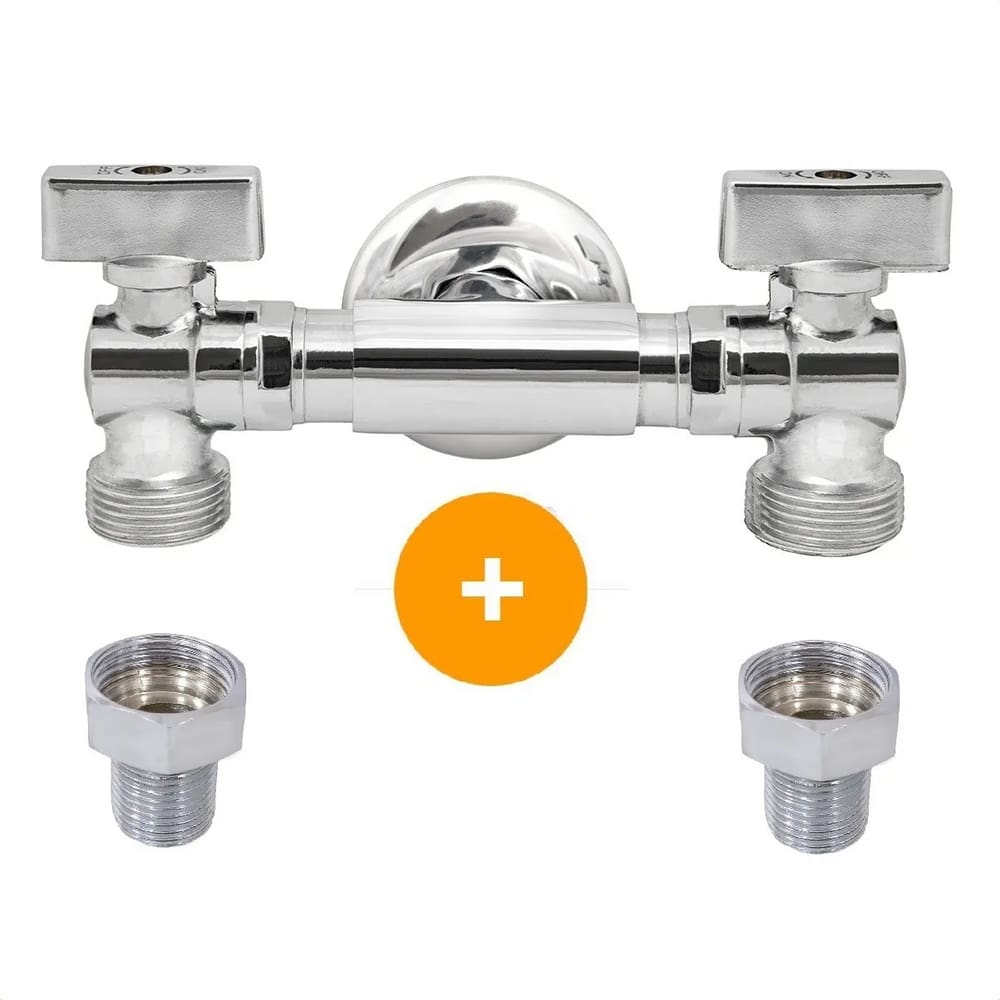 Torneira Dupla Multifuncional + Bucha De Reversão 3/4 X 1/2