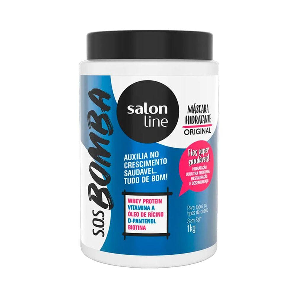 Máscara Capilar Hidratante Salon Line SOS Bomba Vitaminas 1kg