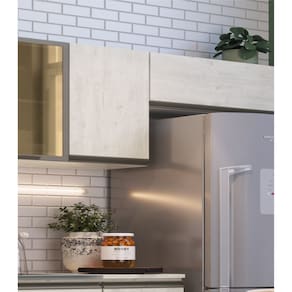 Armário Aéreo Simples 1 Porta 50cm Greta IRM Crema