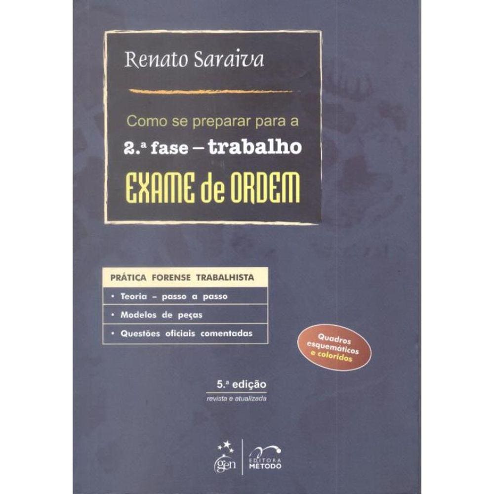 Exame De Ordem 2ª Fase - Trabalho - 5ª Ed