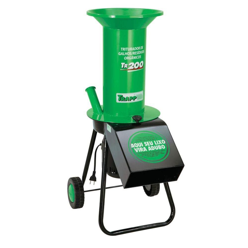 Triturador de Galhos e Resíduos Trapp TR-200 1,5CV 110/220V