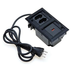 Caixa De Tomada 4 Blocos Embutir 2 Tomadas 20A 2 USB 3.5A