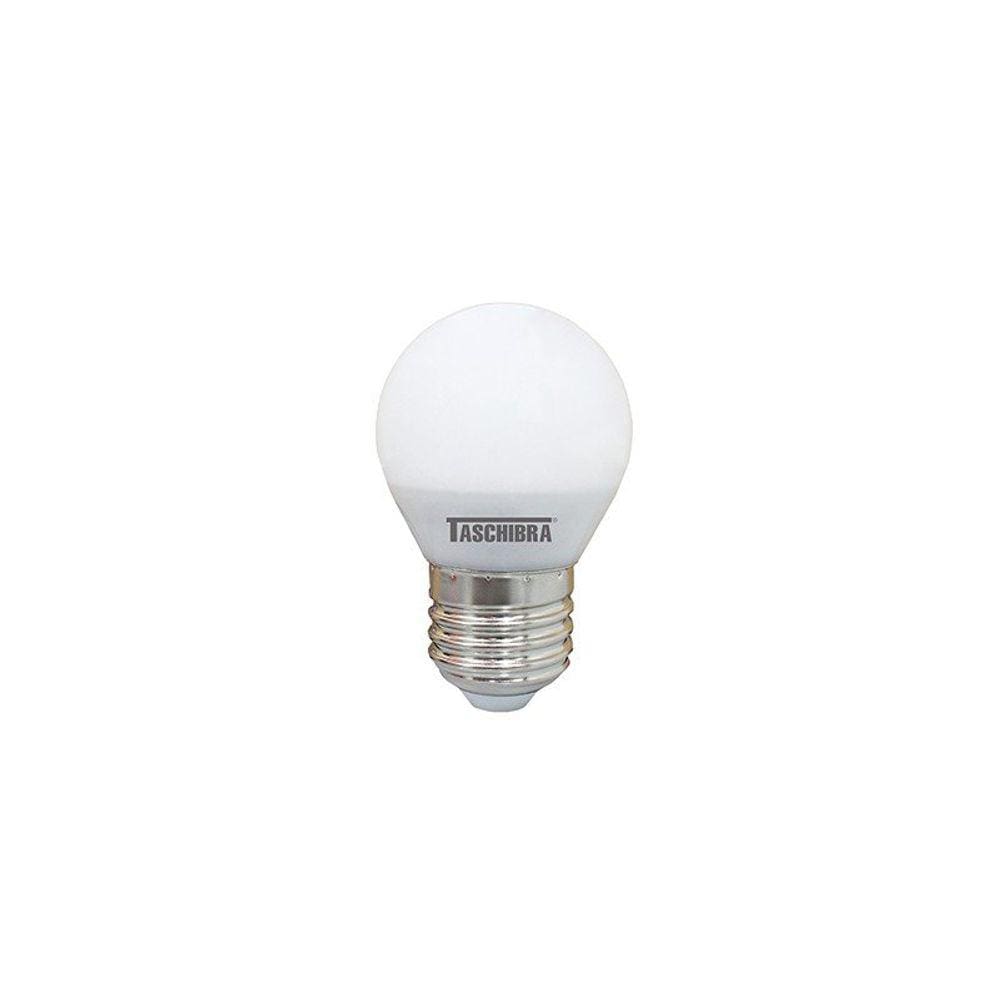 Lâmpada Bolinha Led Taschibra TBL 40 4,8W Bivolt E27 6500K - Luz Branca