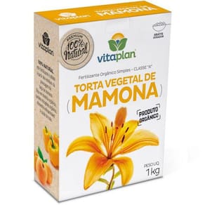 Caixa Fertilizante Orgânico Vitaplan Torta Vegetal de Mamona