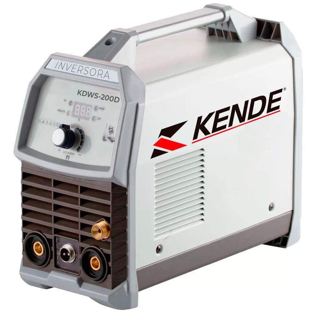 Maquina De Solda Inversora 200Amp 220V Tig Mono Kende Csm Kdws-200