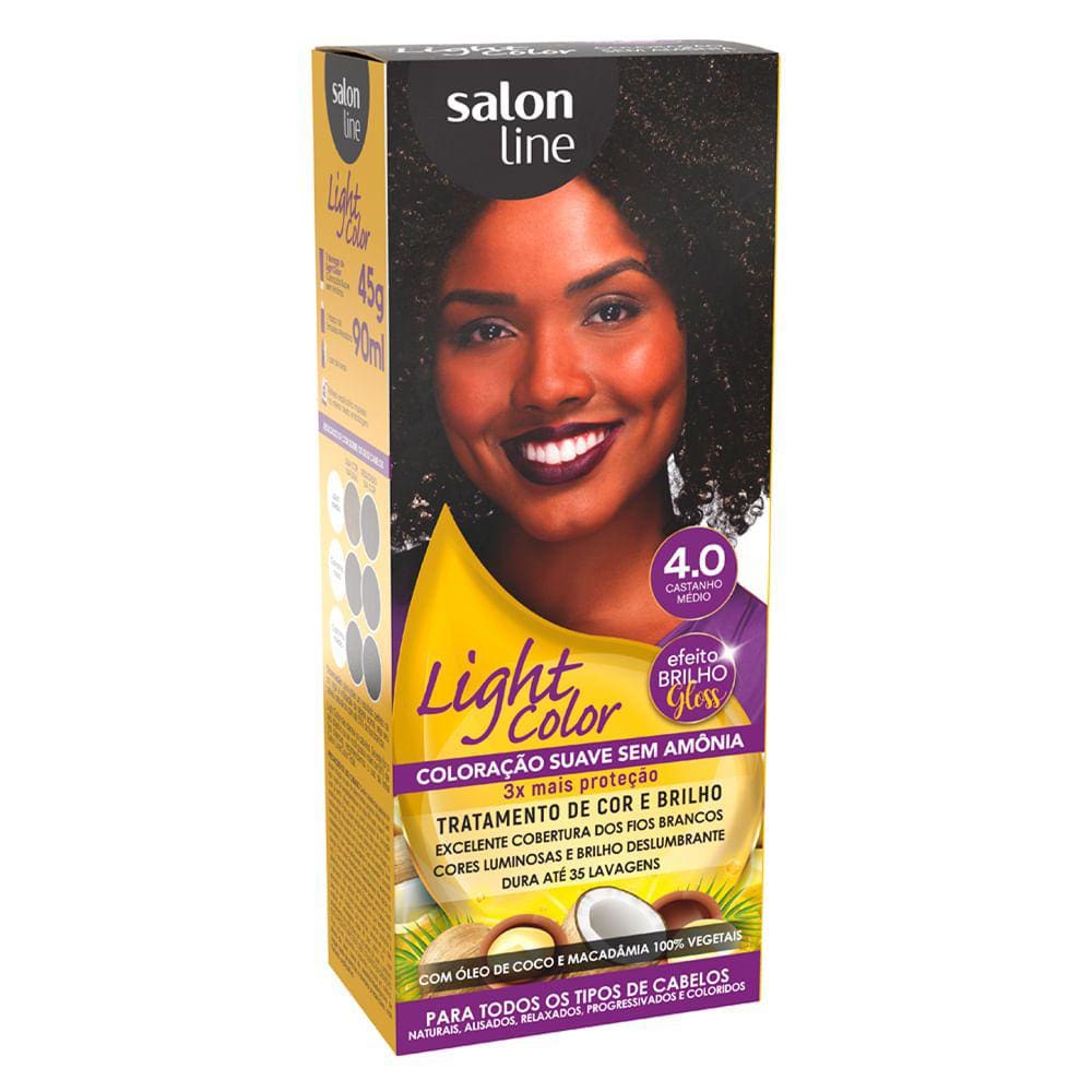 Tintura Light Color Castanho Médio 4.0