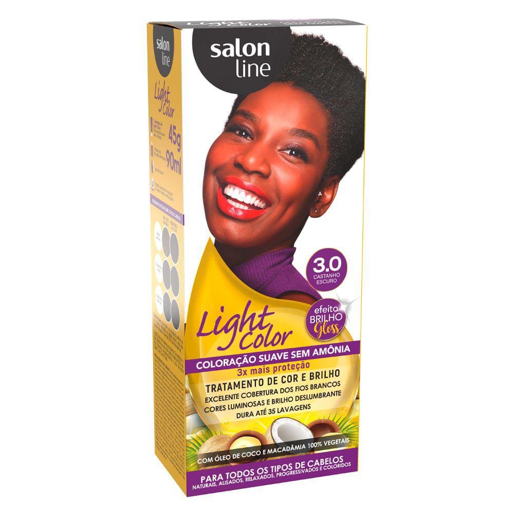 Tintura Light Color Castanho Escuro 3.0