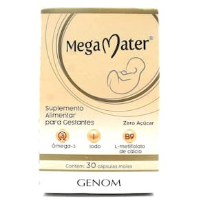 Suplemento Alimentar para Gestantes Mega Mater com 30 Cápsulas