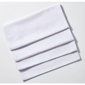 Pano De Prato Atacado Branco Bainha Grande Kit Com 10 Peças