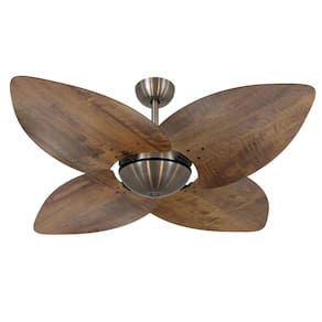 Ventilador Teto Volare Bronze Dunamis Rádica Imbuia 127V