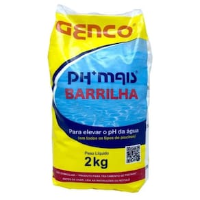 Elevador De Ph Para Piscina Barrilha Ph+ Mais Genco 2 Kg