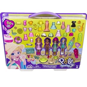Kit De Moda Aquático Polly Pocket Mattel 50 Acessórios