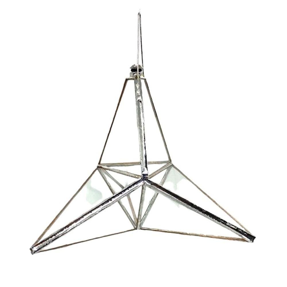 Prisma Dágua Feng Shui Estrela De 4 Pontas 12 Cm
