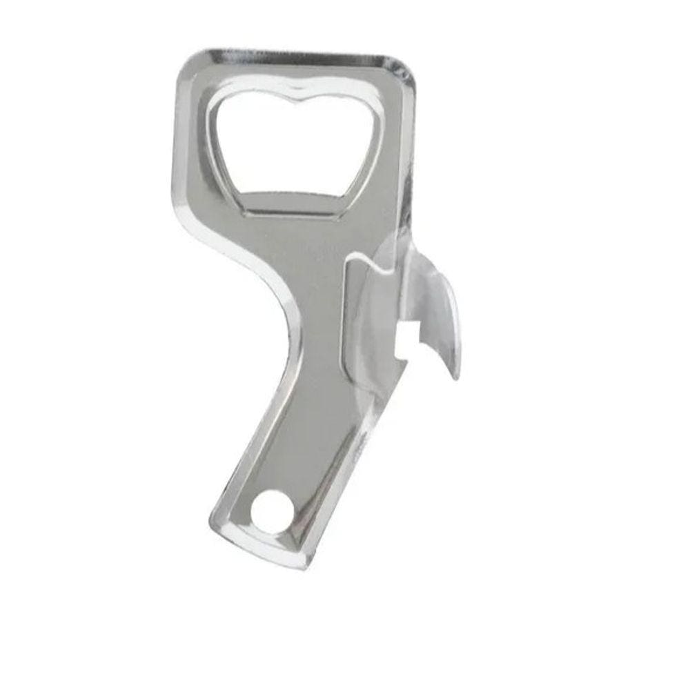 Abridor De Lata E Garrafas 9cm Aço Inox