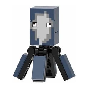 Boneco Minifigure Blocos De Montar Lula Minecraft