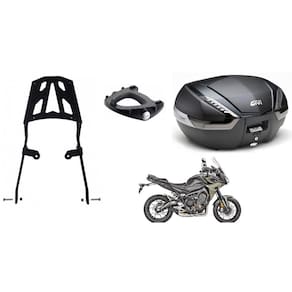 Kit Bau Givi V47Nnt+Base M5+Suporte Scam Spto467 Tracer 900