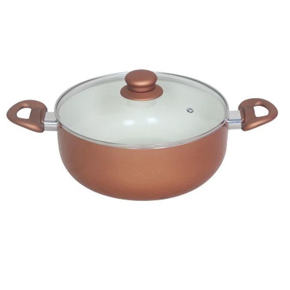 Caçarola 2,5 Mm Milano 22 Cm Revestimento Ceramico Casa Ambi