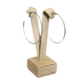 Brinco De Pressão - Argola 5,00 Cm Prateado