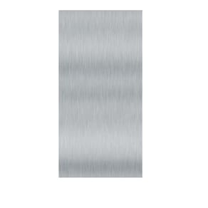 Chapa Aço Inox 430 Escovado 240X240Mm Espessura De 0,5Mm