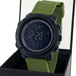 Relogio Nautilus Masculino Digital Pulseira Silicone N001v