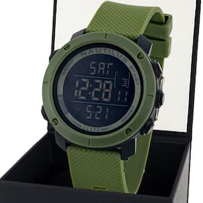 Relogio Nautilus Masculino Digital Pulseira Silicone N004