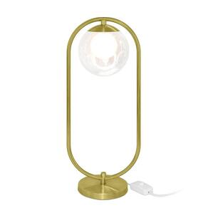 Abajur Luminaria de Mesa de Luxo Moderna Aro Harmony Dourado