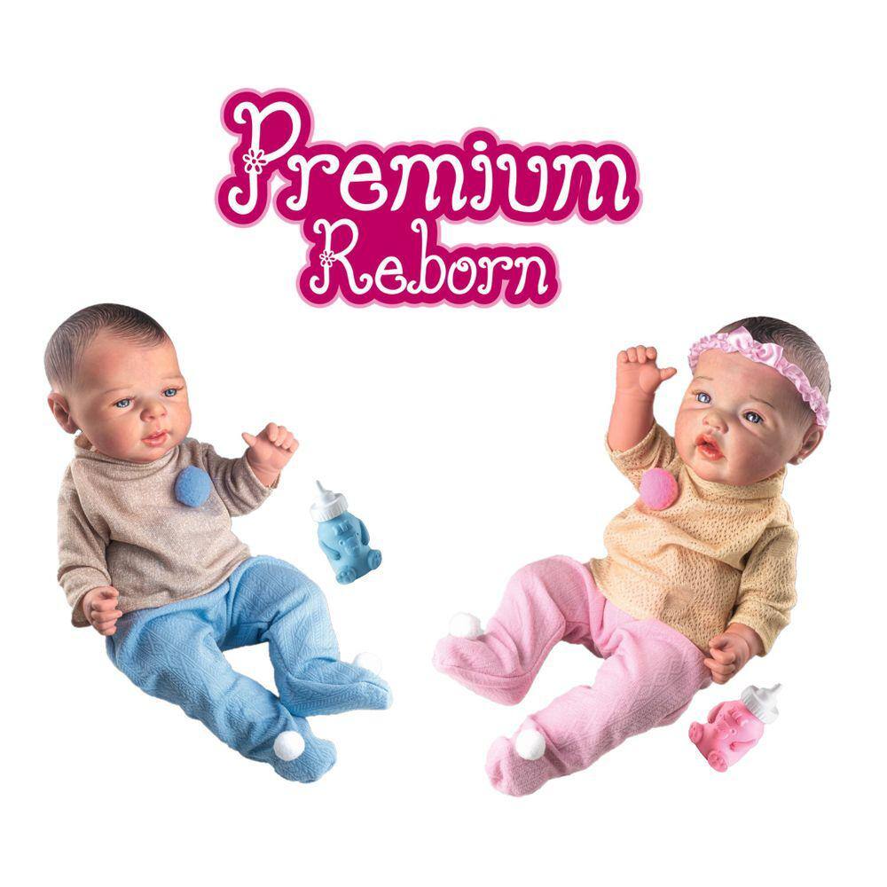 Bebe reborn real verdade larinha kit e acessorios 1500150084