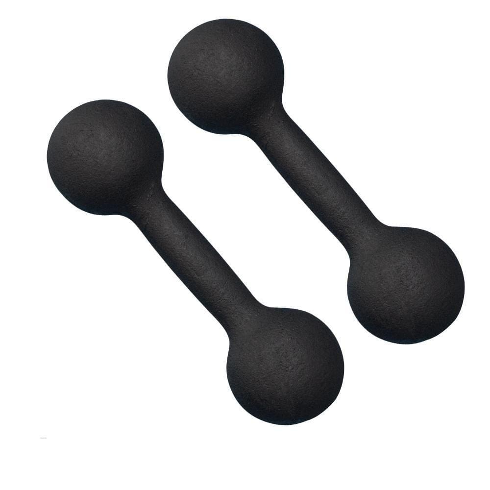 Par De Halter Bola Pintado 10Kg Treino Peso Fitness