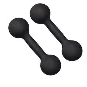 Par De Halter Bola Pintado 10Kg Treino Peso Fitness