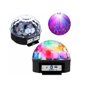 Globo Bola Maluca Led Magic Cristal Rgb Bluetooth Pen Drive