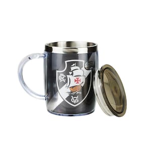 Caneca Térmica Com Tampa 450Ml - Vasco