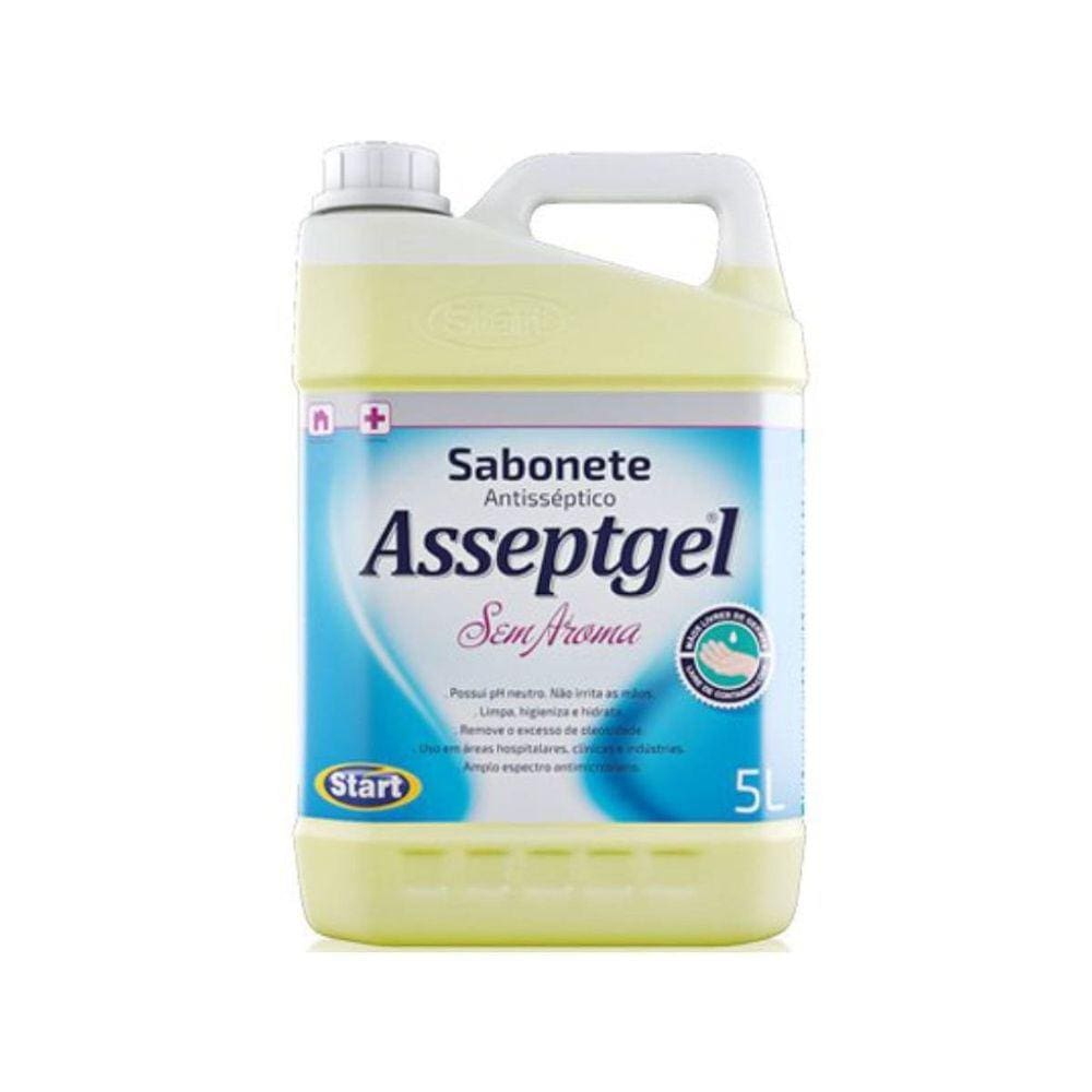 Sabonete Líquido Antisséptico Asseptgel  5L Start