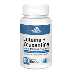 Luteína Zeaxantina Vitaminas Minerais 500 Mg 60 Cápsulas