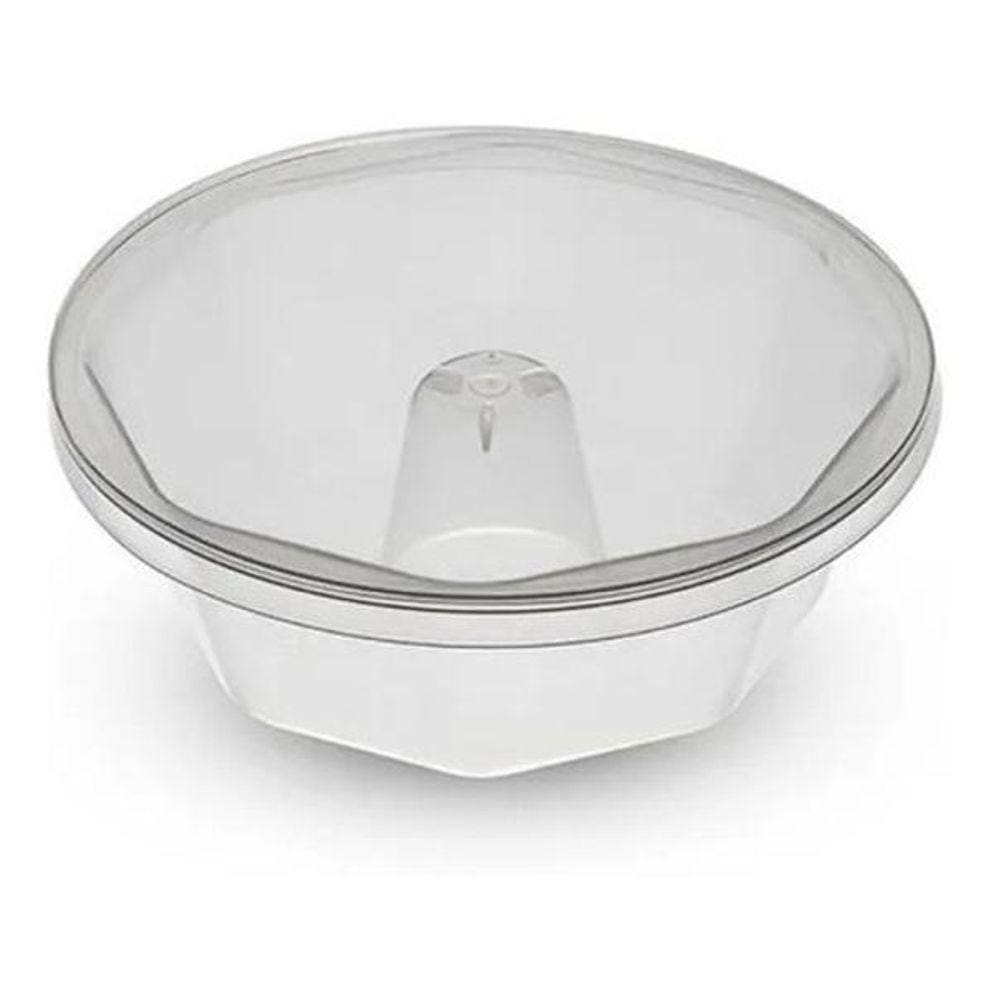 Kit 8 Forma Pudim Forneável Com Tampa Média 250Ml - Cristal