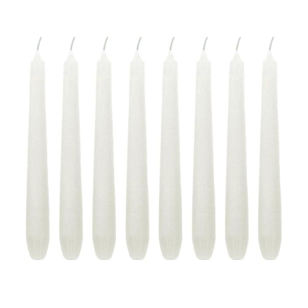10 Velas Lisas 20 Cm Branca Decoração Casamento Castiçal