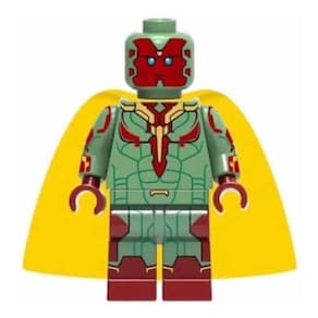Boneco Blocos De Montar Visão Vingadores Feiticeira