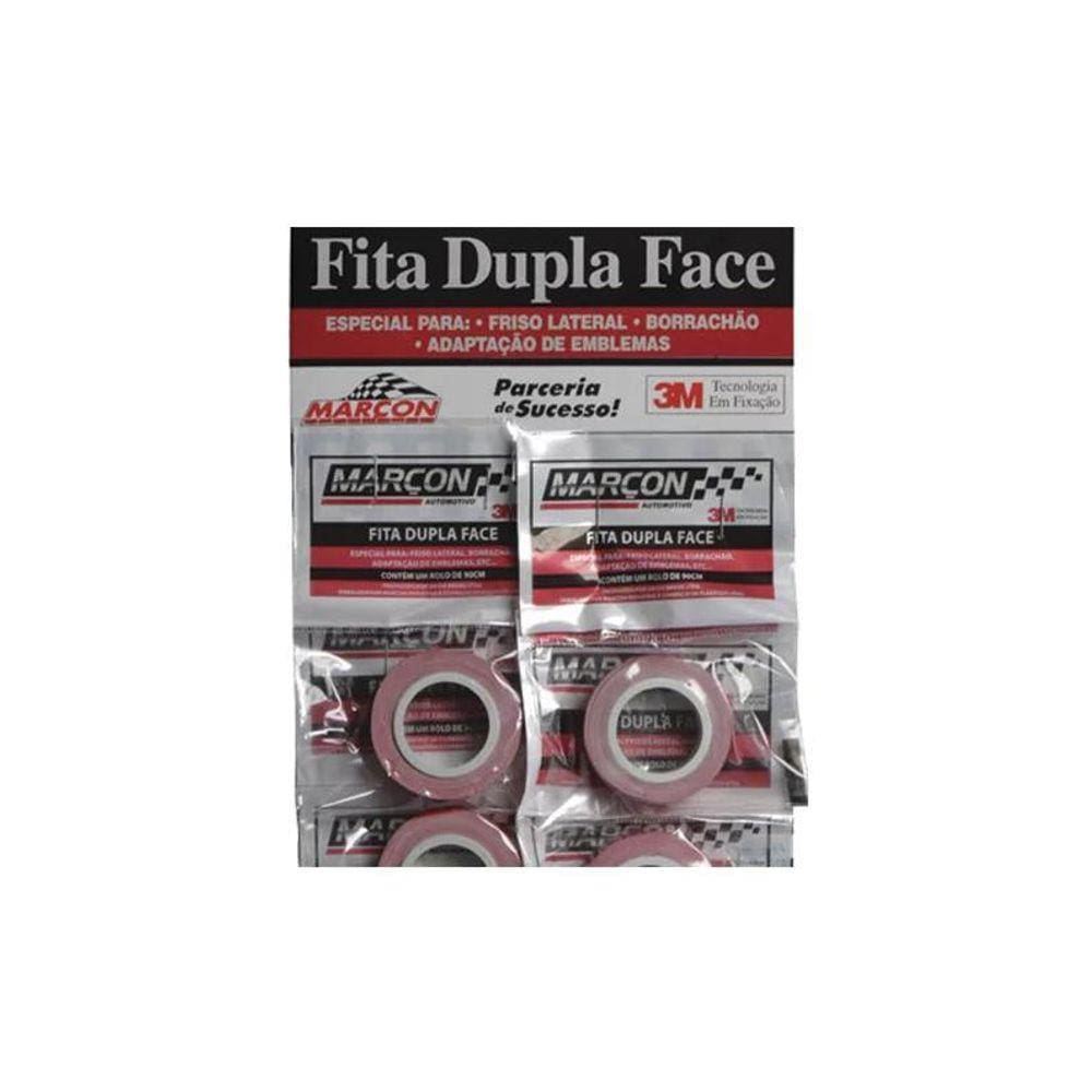 Cartela Fita Dupla Face 3 Metros X 11 Mm Com 10 Unidades