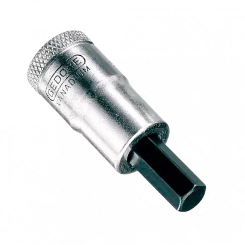 Chave Soquete Hexagonal Curta 06 MM Enc. de 1/2&quot; - Gedore 016030