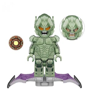 Boneco Blocos De Montar Aranha Sem Volta Casa Duende Verde