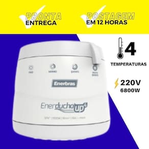 Chuveiro Elétrico 220V Com 6.800 Watts E 4 Temperaturas