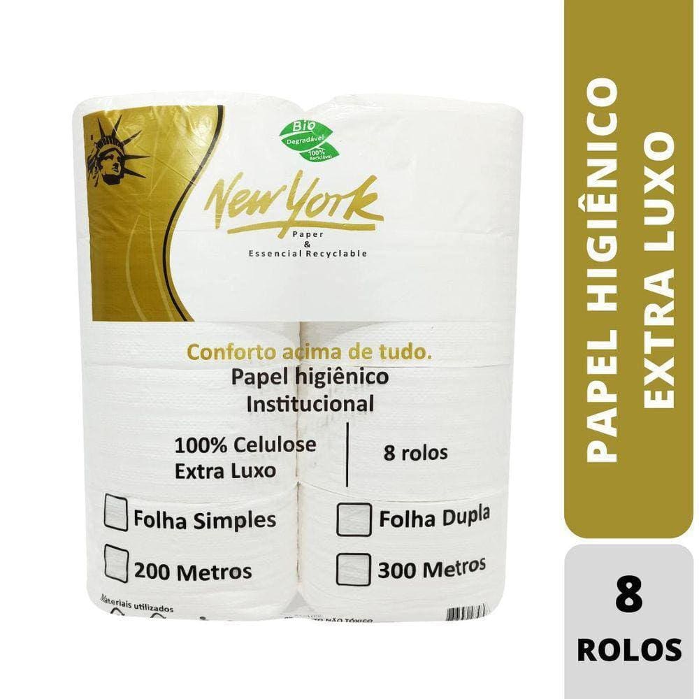 Papel Higiênico Rolão New C/8 Rolos - Extra Luxo