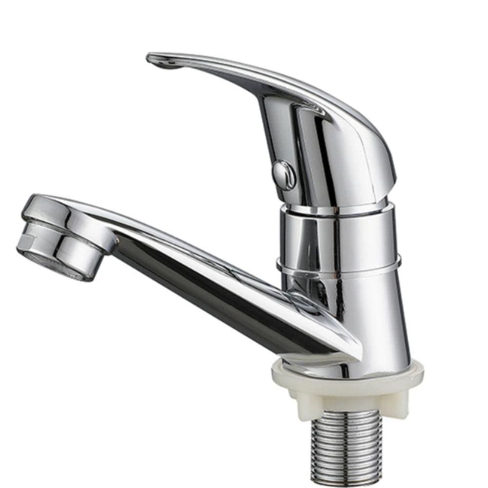 Torneira Metal Lavabo Pia Banheiro Cromada 1/4Volta Luxo